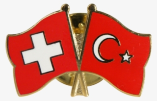 Turkey Friendship Flag Pin, Badge - Emblem