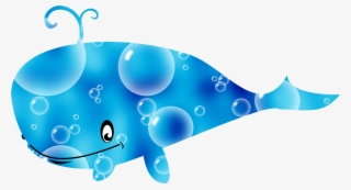 Blue Whale Design Icon Nature 945343 - Purple Bubbles