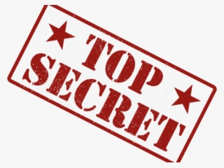 Pass Stamp Clipart Private - Top Secret No Background