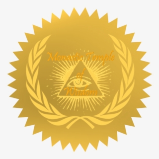 Blank Gold Sticker - Flag