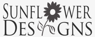 Sunflower Design Logo Crop Black - Graphic Design