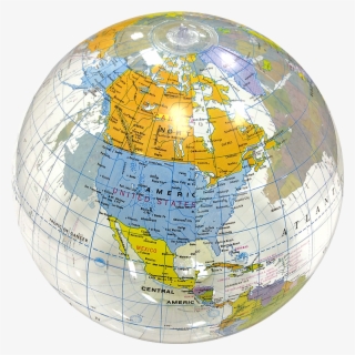 Clip Arts Related To - Globe Beach Ball Png