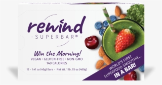 Rewind Superbars Box Of The Rewind Company Png Recipe - Strawberry