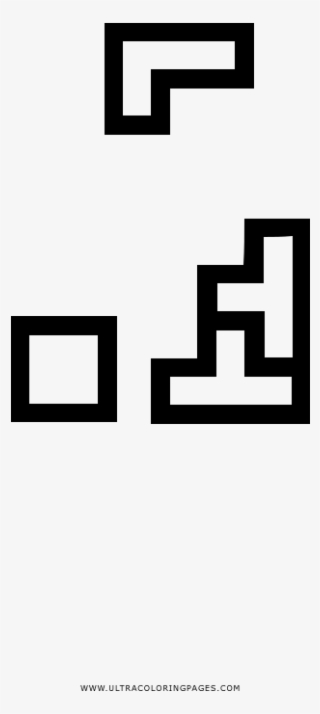Tetris Coloring Page - Parallel
