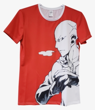 T-shirt One Punch Man Red - Cartoon