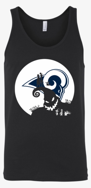 Jack Skellington And Sally Los Angeles Rams Halloween - Shirt