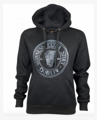 Guinness® Black Hoodie Front - Pullover Bierhalter