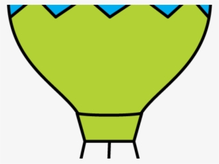 Hot Air Balloon Clipart - Blue Hot Air Balloon Clip