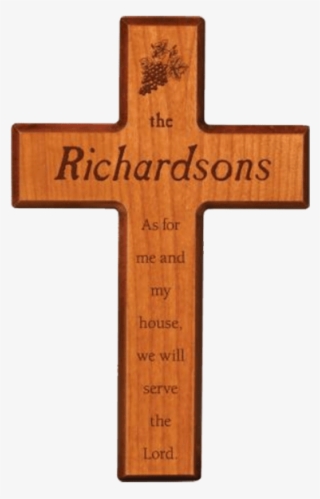 Custom Engraved Wood Cross - Cross