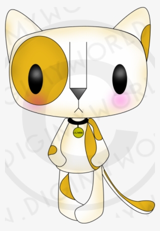 Anime Chibi Cat - Cartoon