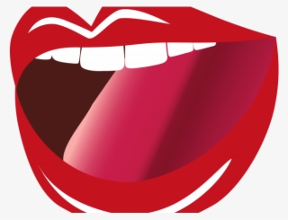 Lips Clipart Clip Art Red - Transparent Eating Open Mouth