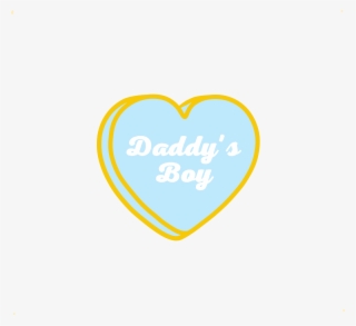 Daddy's Boy Candy Hearts Pin - Heart