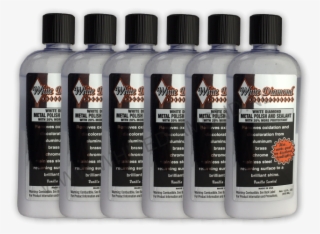 White Diamond Metal Polish 12 Bottles Plus 2 Black