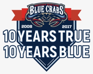 Southern Maryland Blue Crabs Anniversary Logo Atlantic - Southern Maryland Blue Crabs
