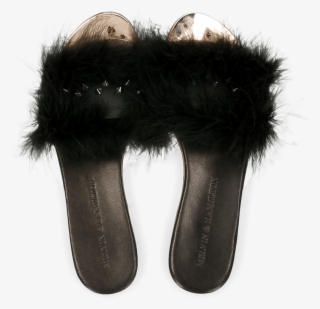 Mules Hanna 32 Salerno Black - Fur Clothing