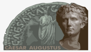 Vector Illustration Of Caesar Augustus Founder Of Roman - Statue