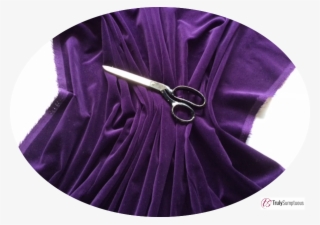 Purple Cotton Velvet Fabric - Cocktail Dress