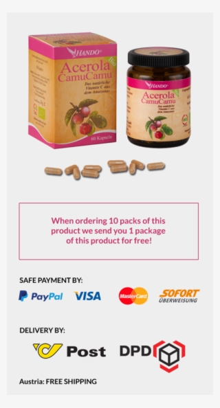 Bio Acerola Camu Camu The Natural Vitamin C Against - Dietary Supplement