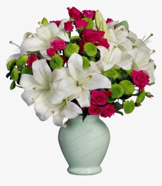 White Lily In A Bouquet - Bouquet