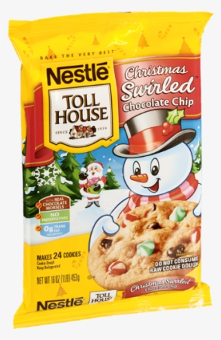 Nestlé® Toll House® Christmas Swirled Chocolate Chip - Nestle Chocolate Chip Christmas Cookies
