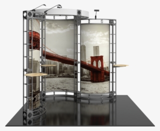 Cygnus Orbital Express Truss 10ft Modular Exhibit - Revolving Door