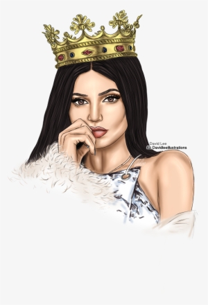 Kylie Jenner By David Lee Illustrations - Kylie Jenner Fondos De Pantalla