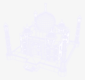 Taj Mahal In 3d