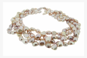 Pink Freshwater Wild Rice Pearls - Bracelet