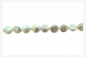 Pearl Viva Coin White String Pearl Beads - Jade
