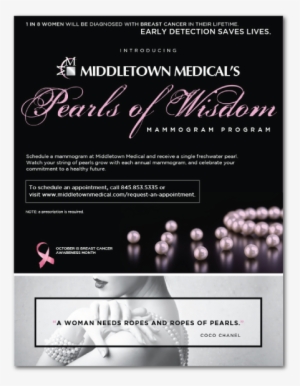 Middletown Medical Pearls Of Wisdom Ad - 100 Reasons