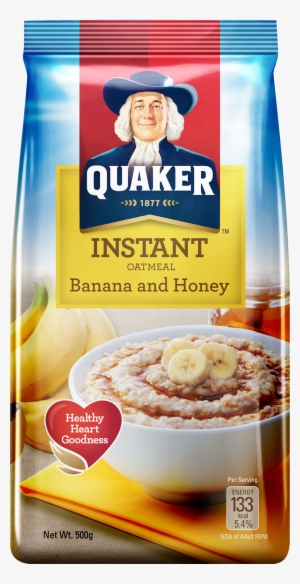 About Quaker Instant Oatmeal - Quaker Oats Banana Honey