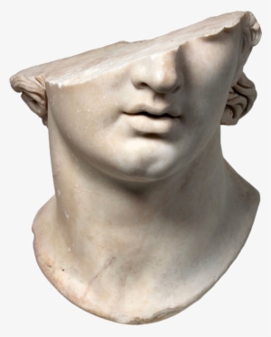 Broken Statue / Polyvore Asian Wall Art, Aesthetic - Head Of A Youth