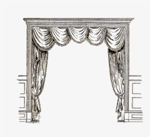 Download - Vintage Curtain Illustration