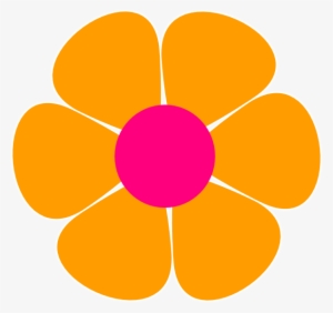 Blue Flower Clipart 60's - Flower Png Clipart