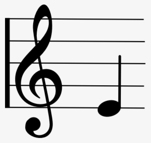 Music Notes Png Images Free Download, Note Clef Png - Treble Clef Notes E