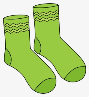 Pair Of Socks Printable Magnets Or Scrap - Green Socks Clipart