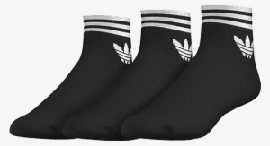 Adidas Socks Png - Adidas Trefoil Ankle Stripes