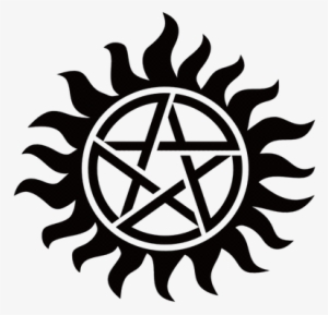 Large Lion Face Tattoo Transparent Png - Supernatural Tattoo Png