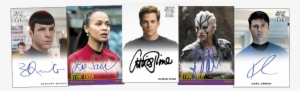 Among The Signers For This One Are Chris Pine , Zachary - 2017 Star Trek Beyond Movie Trading Card