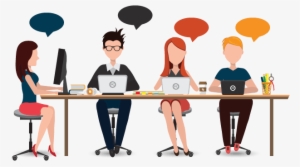 Live Chat Clipart Live Support - Happy And Healthy Workforce