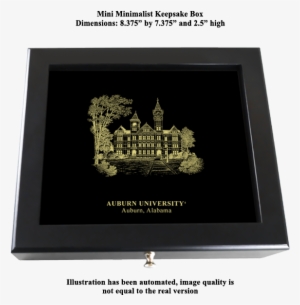 Eglomise Designs Auburn University Minimalist Box - Law School