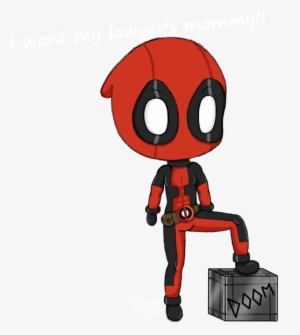 Jpg Free Deadpool Clipart Chibi Girl - Deadpool Drawing