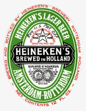 We Believe In Our Beer, So We Put Our Name On It - Heineken Label