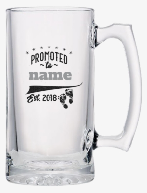New Grandparent Personalized Beer Mugs - Beer Glassware