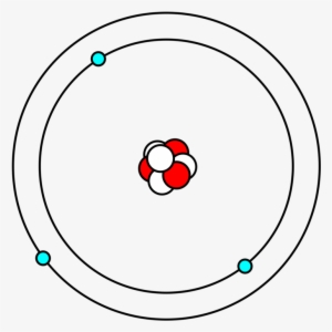 Bohr Model Lithium Atom Atomic Number - Bohr Atomic Model Png
