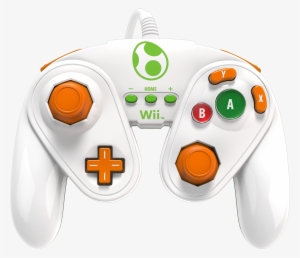 Wired Fight Pad Yoshi - Pdp Fight Pad Wired Controller For Wii U - Yoshi
