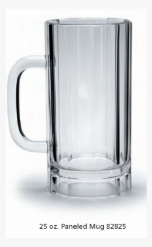Plastic Beer Mugs - 20 Oz. Paneled (case