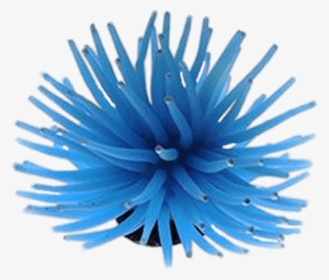 Blue Sea Anemone - Genenic 6 Piece Silicone Aquarium Artificial Sea Anemone