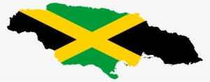 Jamaica Flag Map