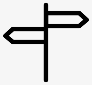 Directional Arrows Signals On A Pole Comments - Differences Icon